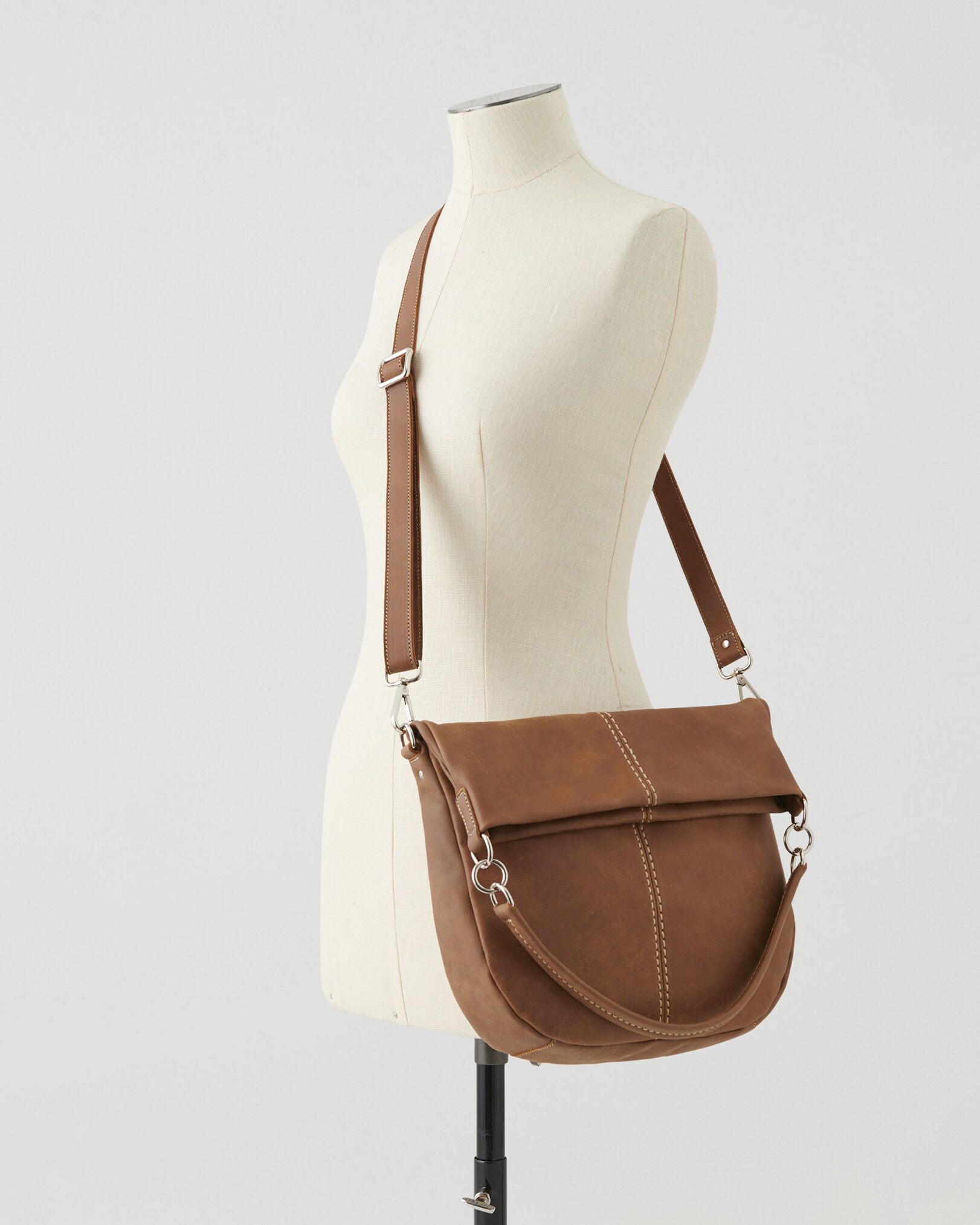 Coach leather foldover crossbody bag sales