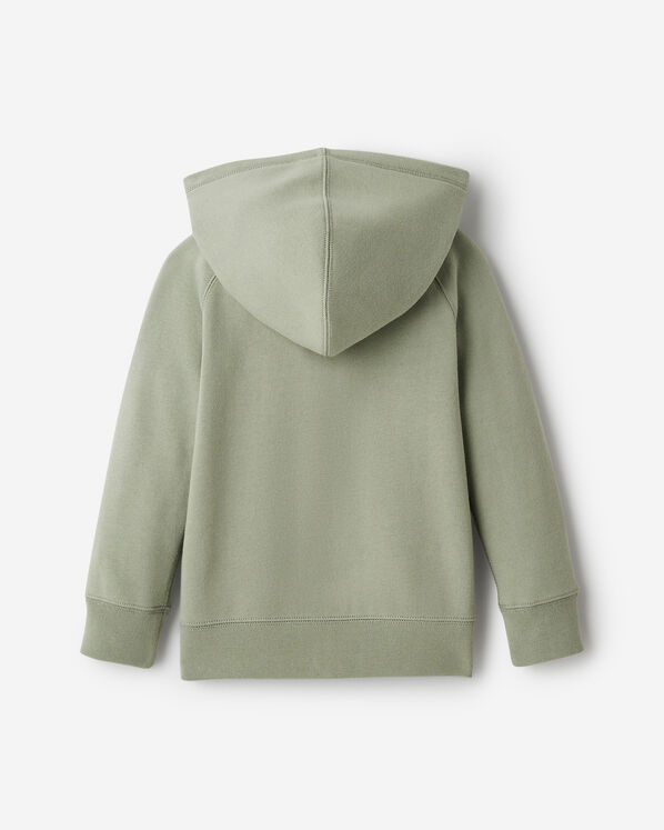 Chandail original à capuchon et glissière en coton bio pour tout-petits