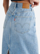 Levi's High Rise Back Slit Womens Skirt