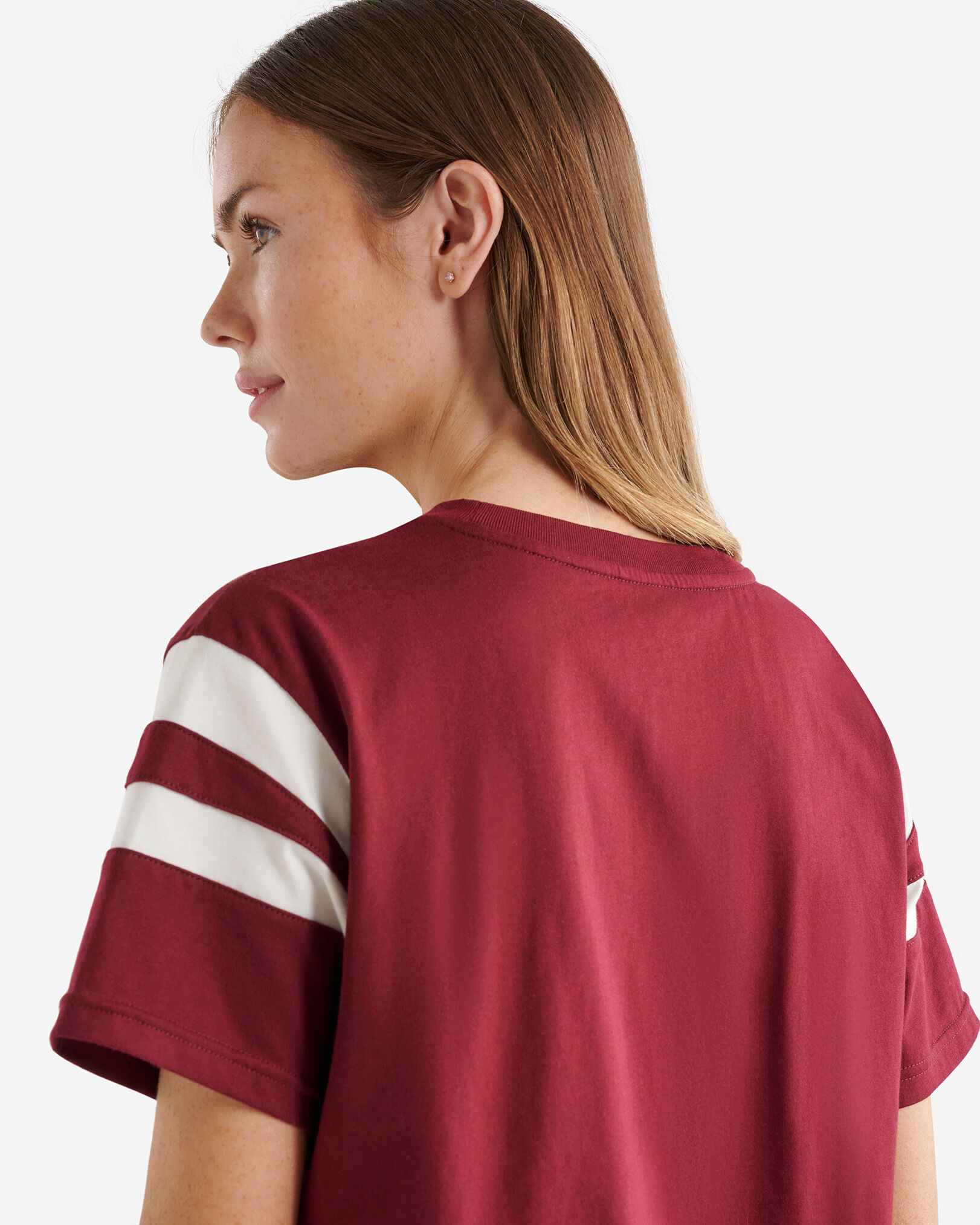 Womens Beaver Canoe Colour Block T-Shirt