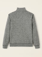 Sweater Fleece Zip Stein