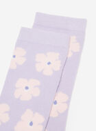 Adult Petal Plush Crew Sock