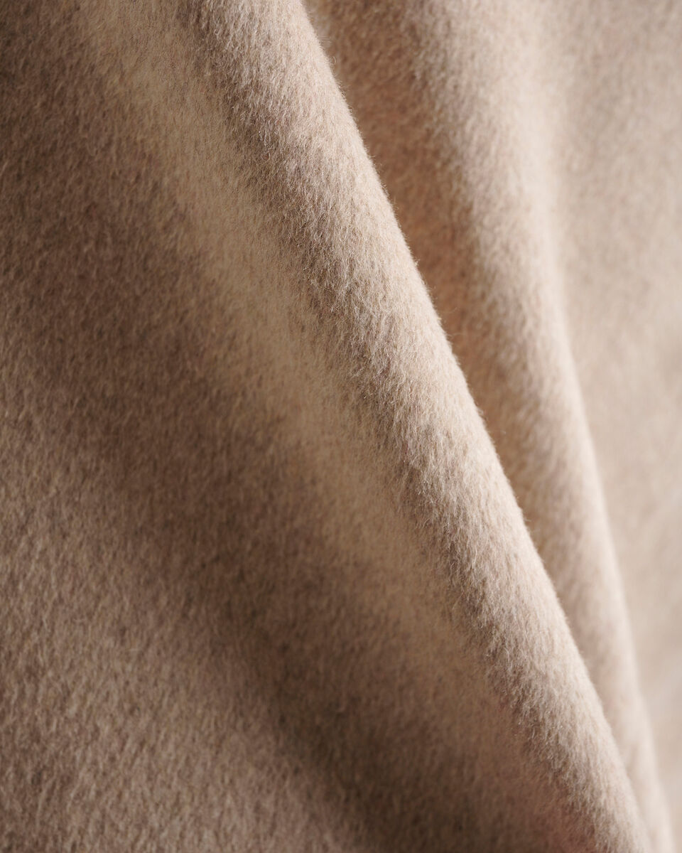 Manteau long en mélange de laine