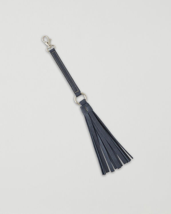 Porte-clés à pampille en cuir Tribe