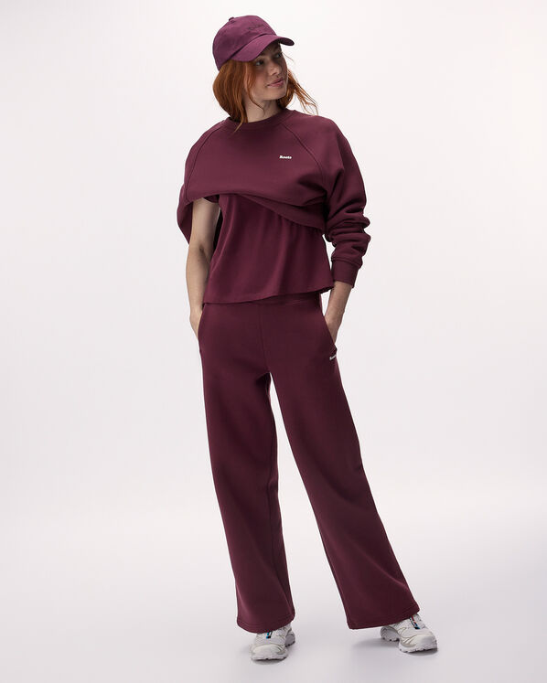 Pantalon en molleton Nuage &agrave; jambe droite