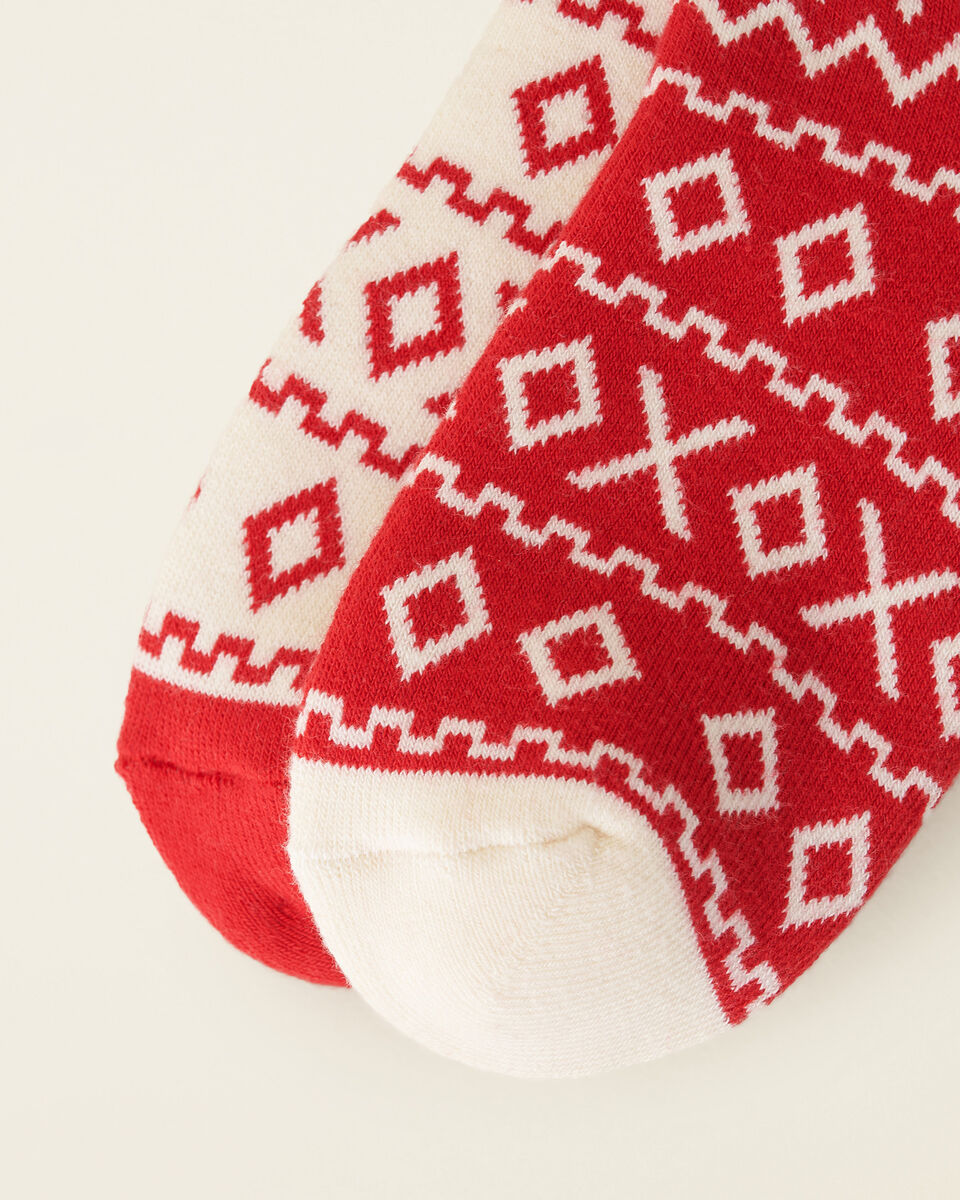 Kid Fair Isle Sock 2 Pack