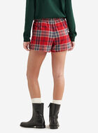 Womens Plaid Pajama Short