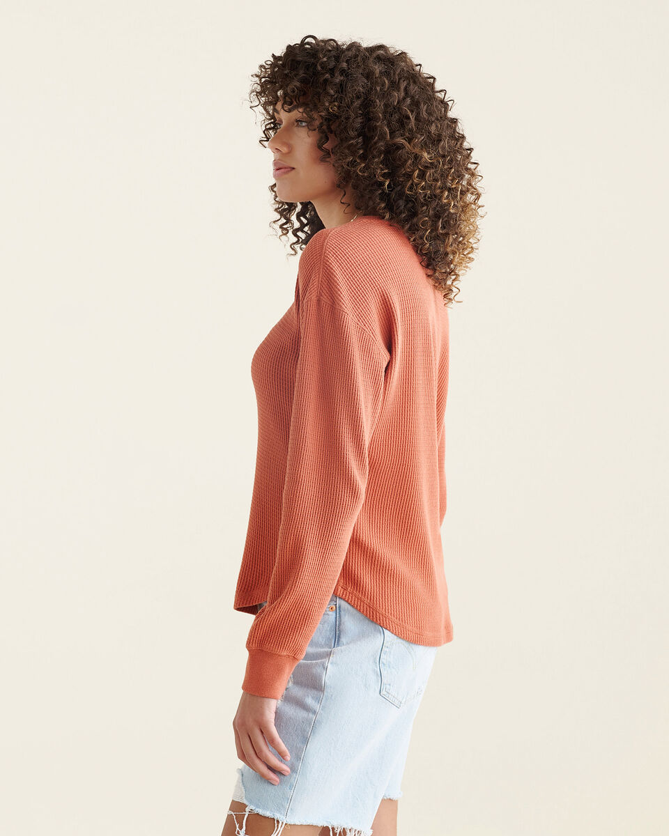 Waffle Long Sleeve Top