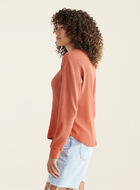 Waffle Long Sleeve Top