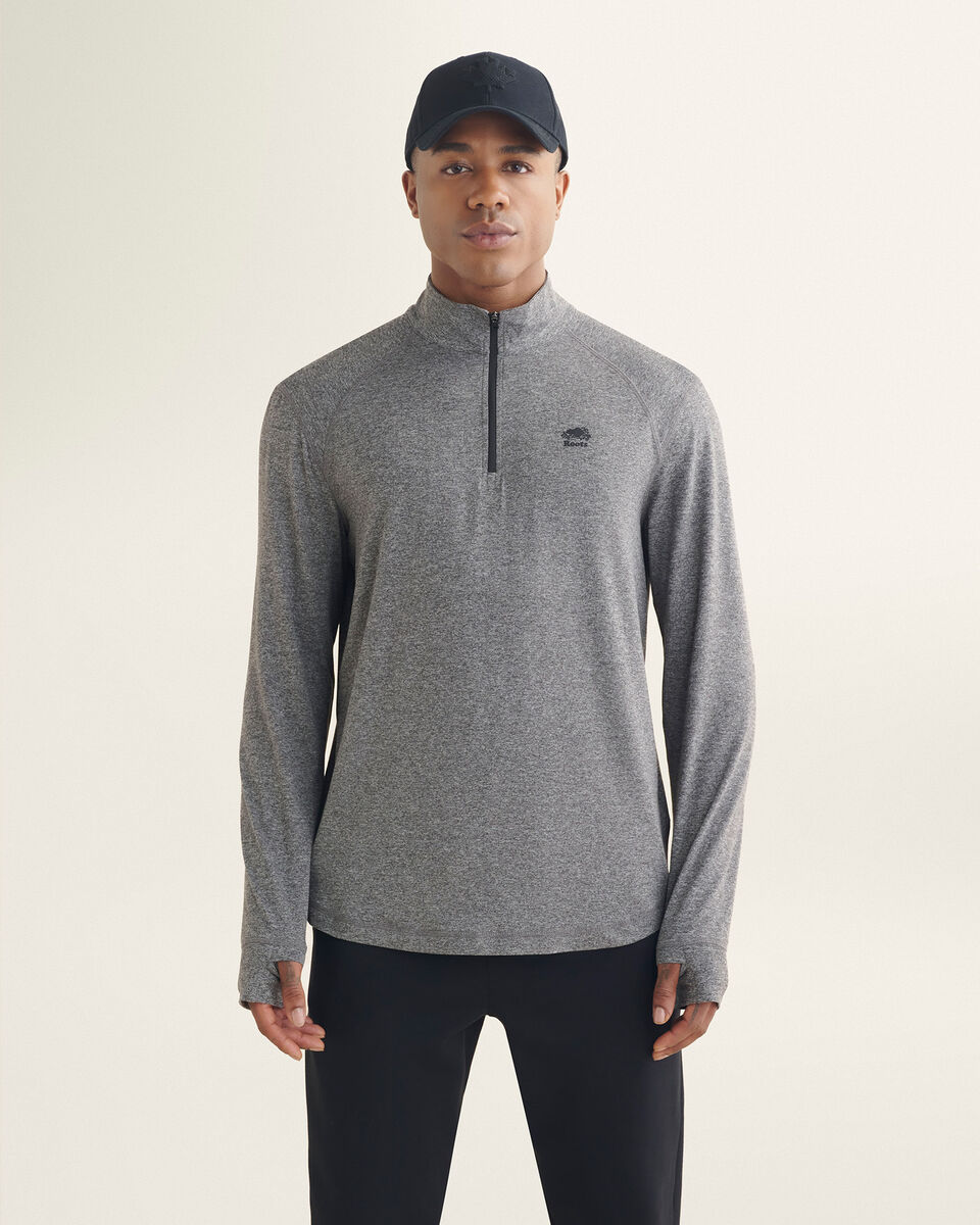 Journey Long Sleeve Zip Stein