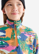Kids Microfleece Half Zip Stein