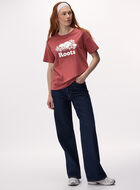 T-shirt d&eacute;contract&eacute; en coton bio Cooper pour femme