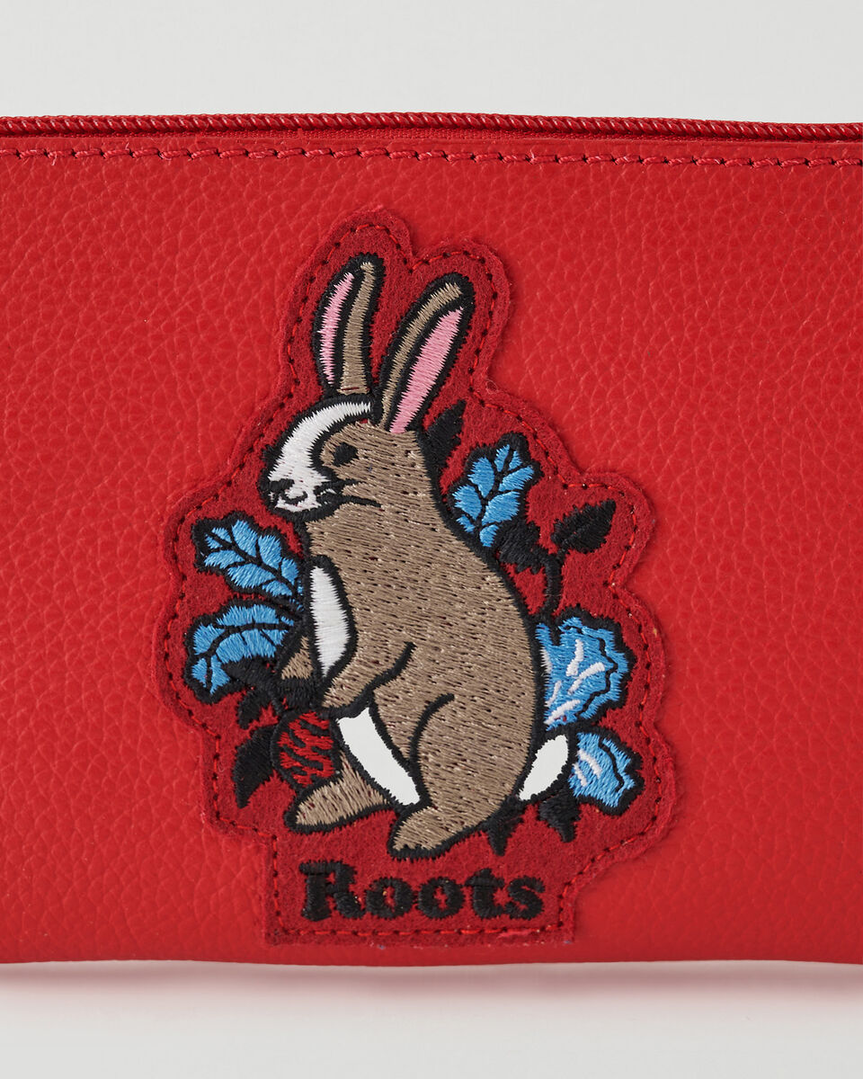 Rabbit Medium Zip Pouch