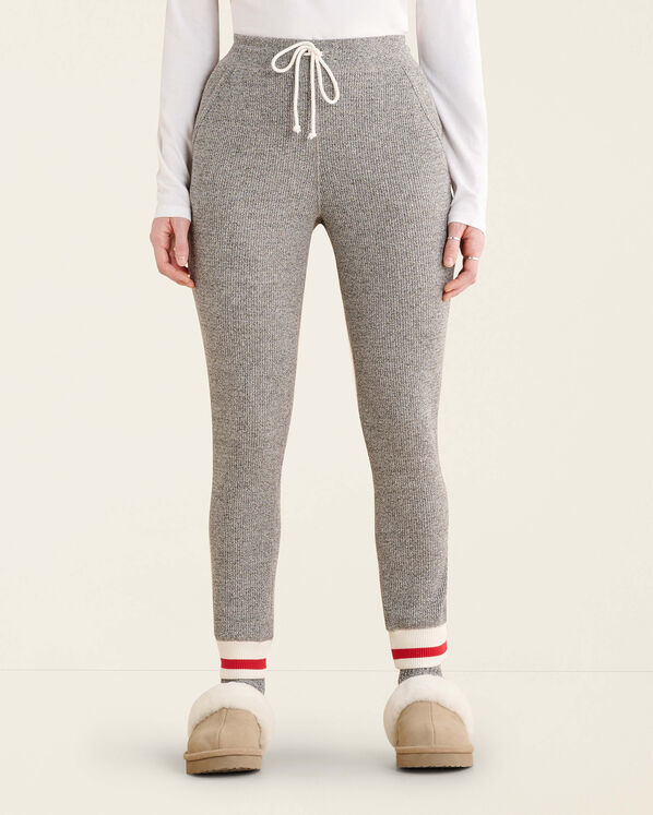 Pantalon en molleton gaufré ajusté Cabane