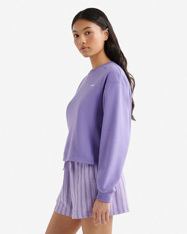 Chandail &agrave; col rond en molleton estival Nuage