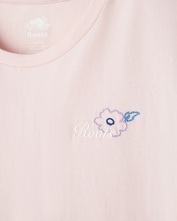 T-shirt motif floral Roots pour femme