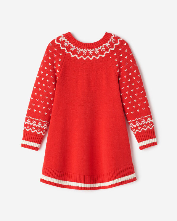 Toddler Girls Cabin Fair Isle Dress