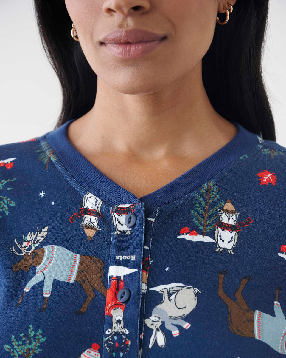 Womens Winter Wonderland Pajama Onesie