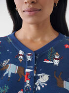 Womens Winter Wonderland Pajama Onesie