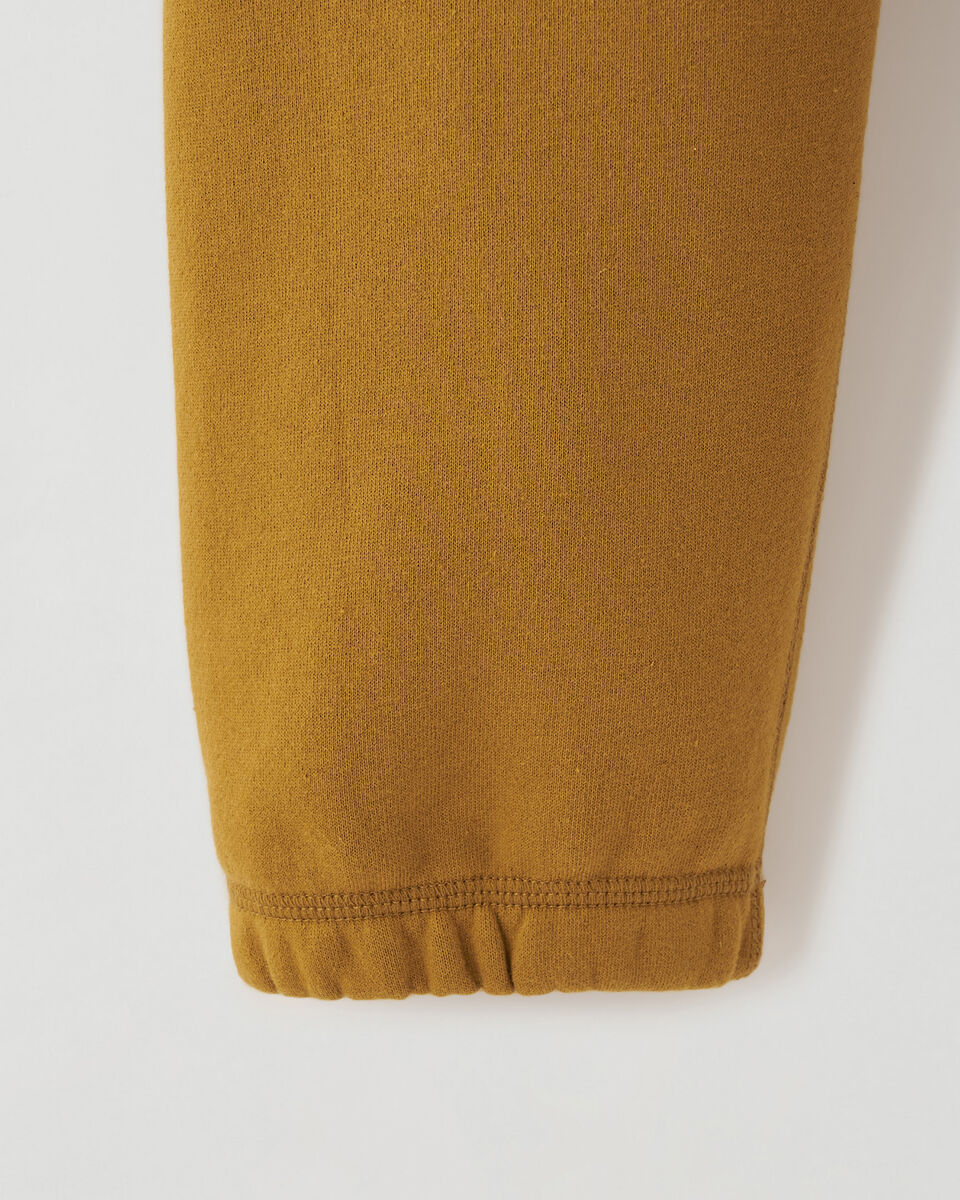 Pantalon original ajusté en molleton de coton bio