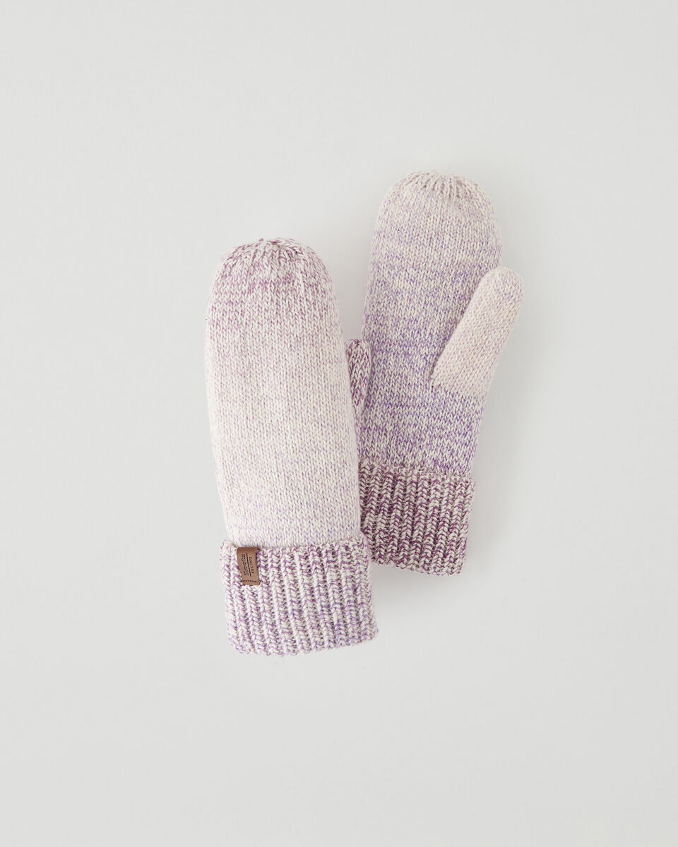 Womens Snowy Fox Ombre Mitten