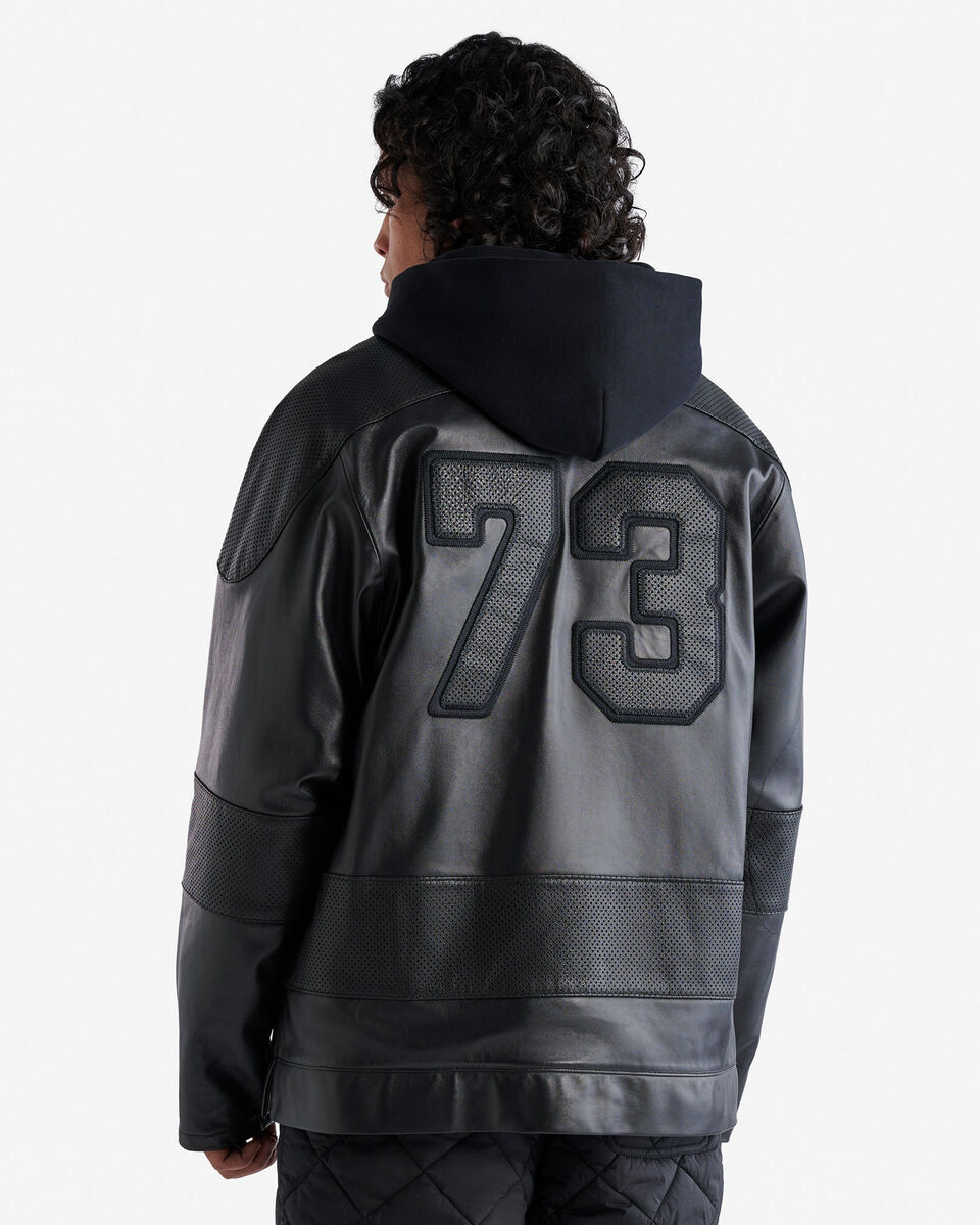 Chandail de hockey en cuir