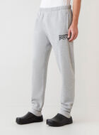 Pantalon en molleton ajusté à carreaux Park