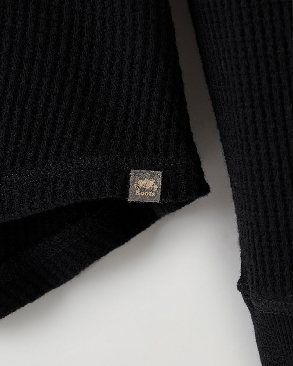 Waffle Long sleeve Top