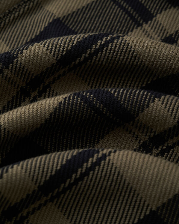 Chemise d&eacute;contract&eacute;e en serg&eacute; Cypress
