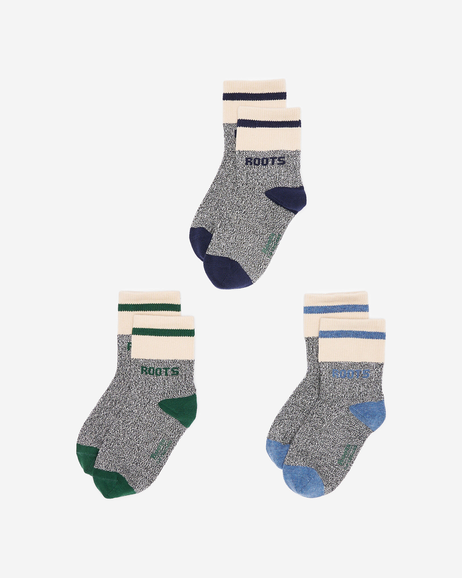 3 paires de socquettes Cabane pour enfants