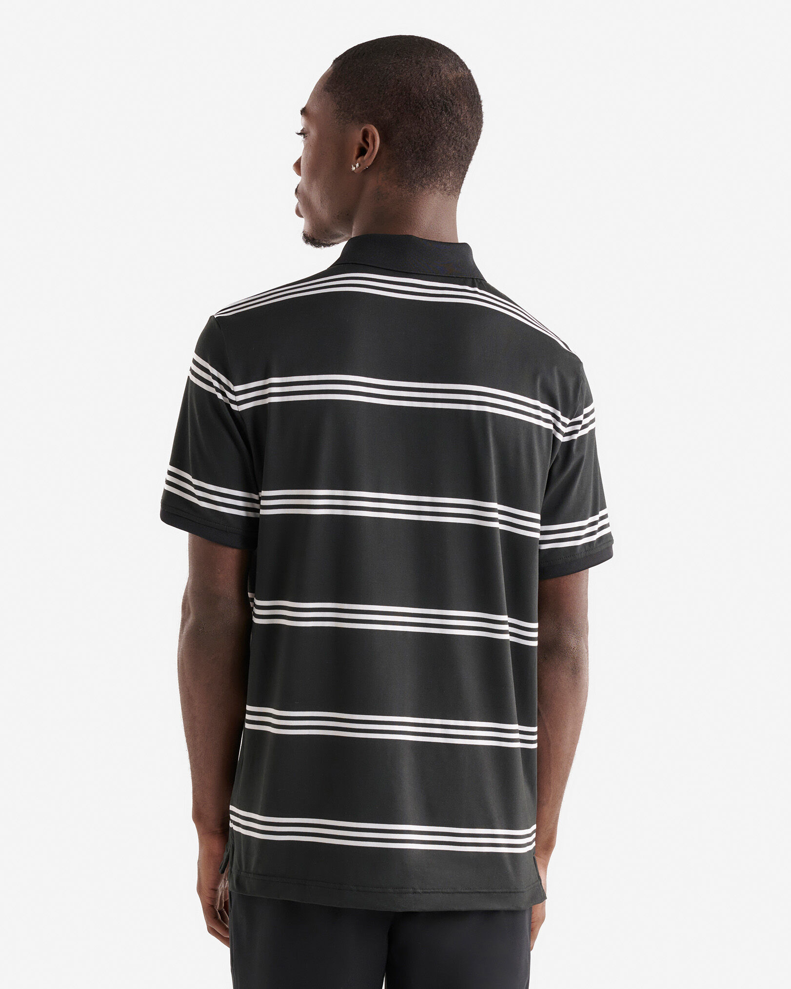 Renew Knit Striped Polo