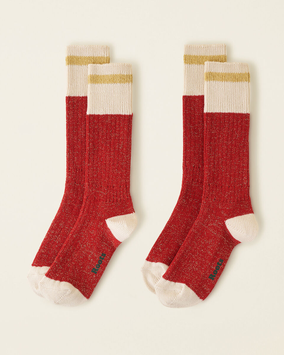 Adult 50th Cabin Sparkle Sock 2 Pack