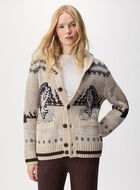 Cardigan-ch&acirc;le Cabane &agrave; motifs Fair Isle