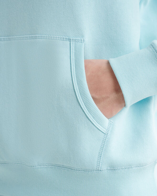 Chandail kangourou original à capuchon en coton bio