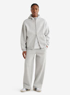 Chandail &agrave; capuchon temp&ecirc;te et glissi&egrave;re en molleton Nuage