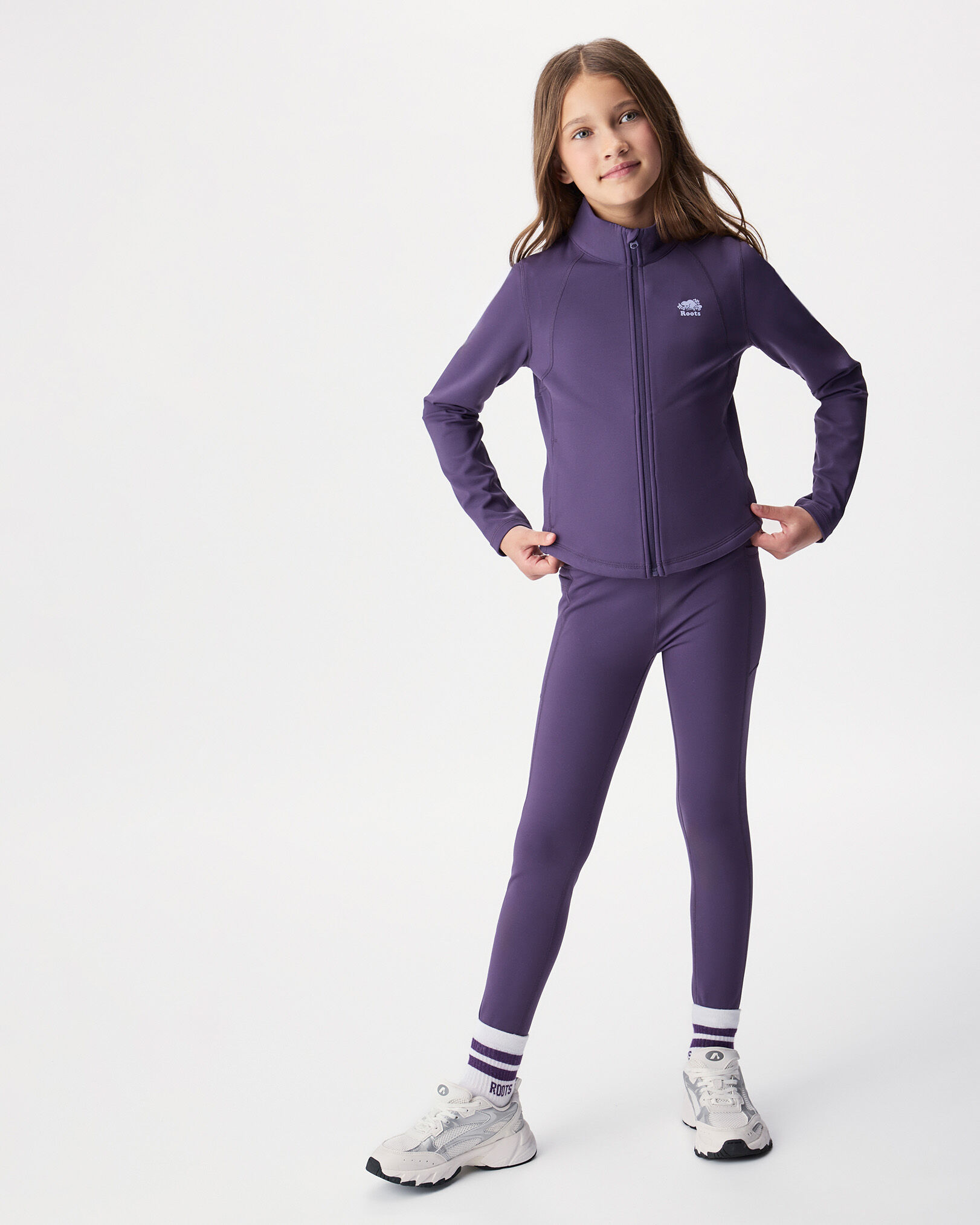 Girls Active Warm Track Jacket