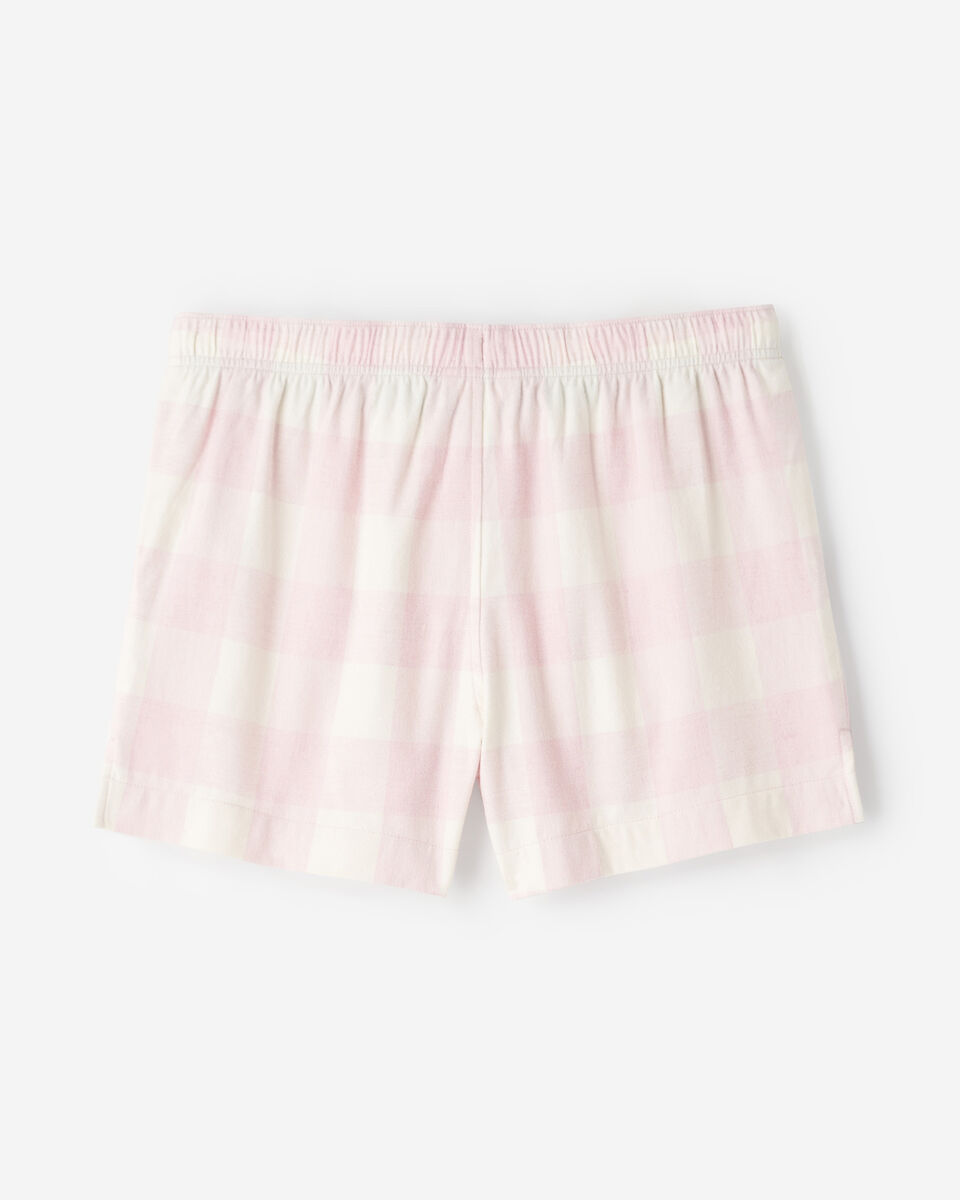 Short de pyjama &agrave; carreaux pour femme