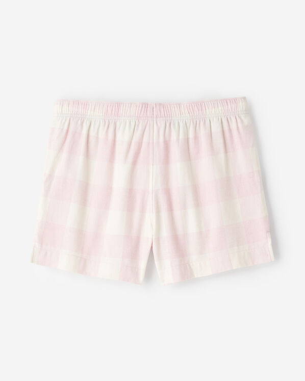 Short de pyjama &agrave; carreaux pour femme