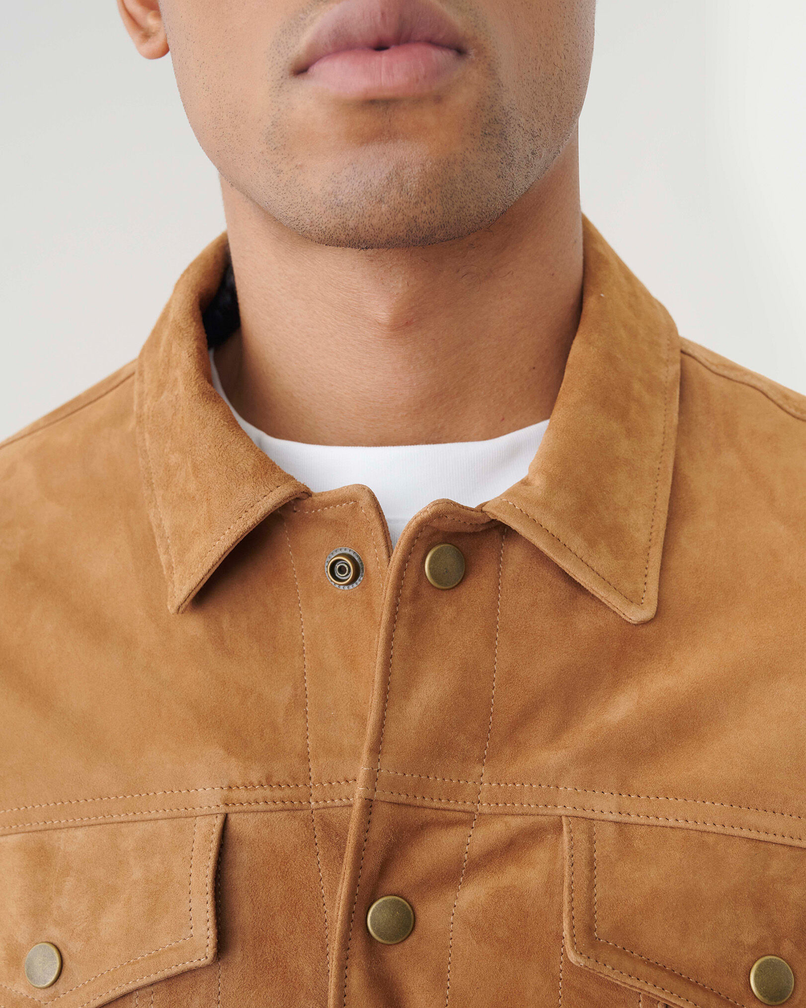 Polo suede clearance trucker jacket