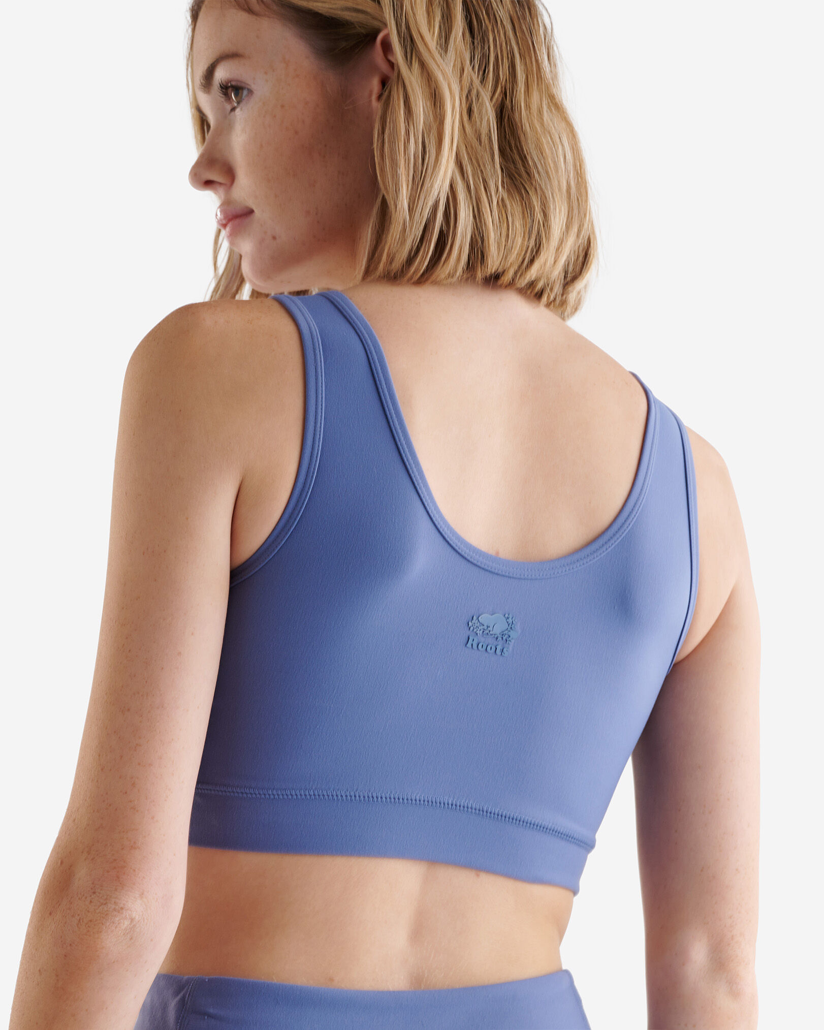 Fitted cropped workout tank hotsell