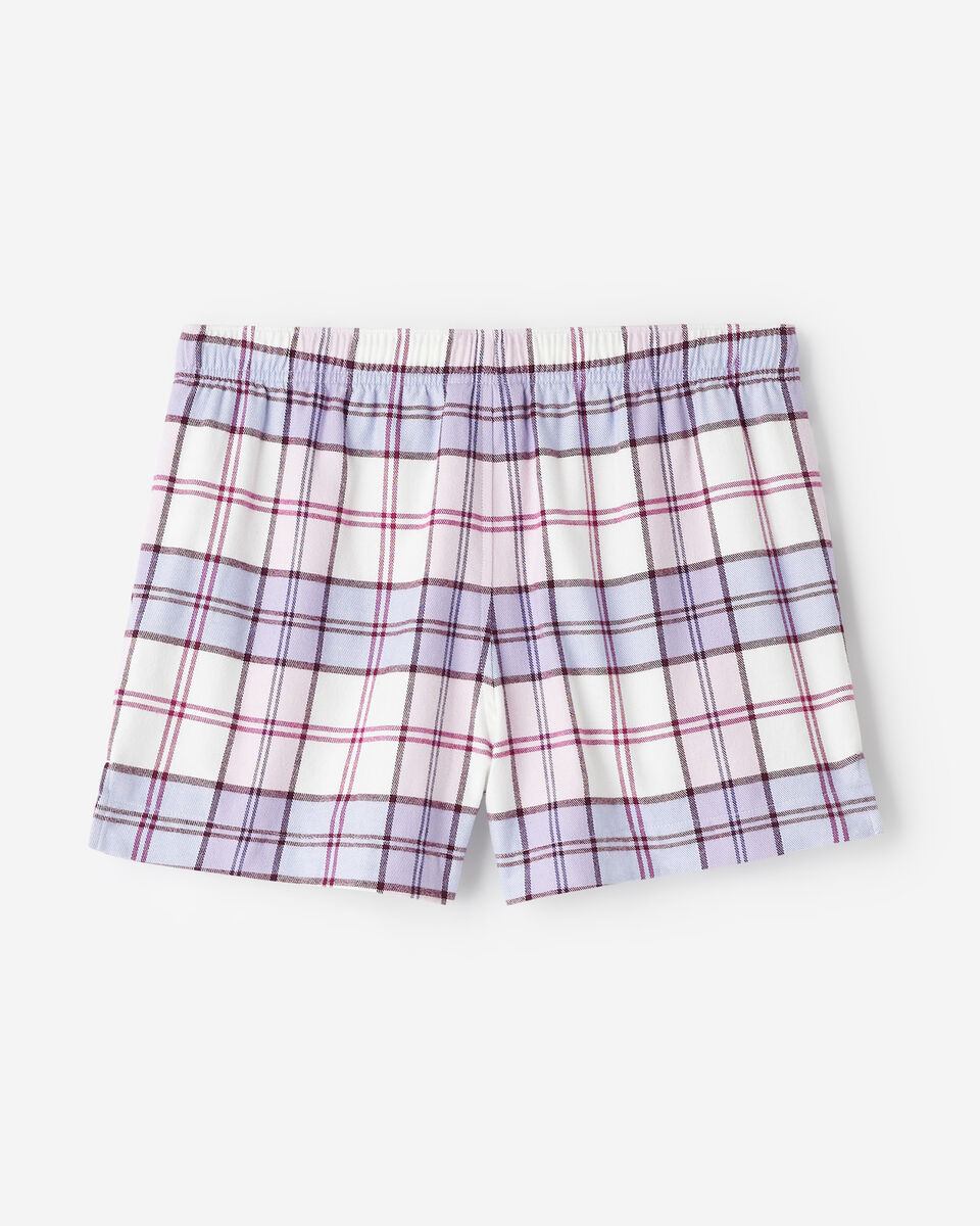 Short de pyjama &agrave; carreaux pour femme