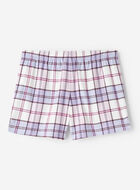 Short de pyjama &agrave; carreaux pour femme