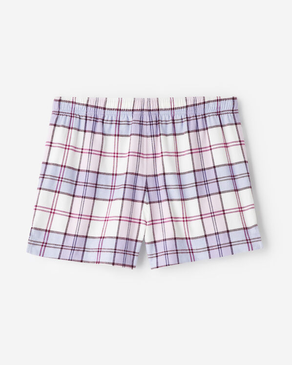 Short de pyjama &agrave; carreaux pour femme