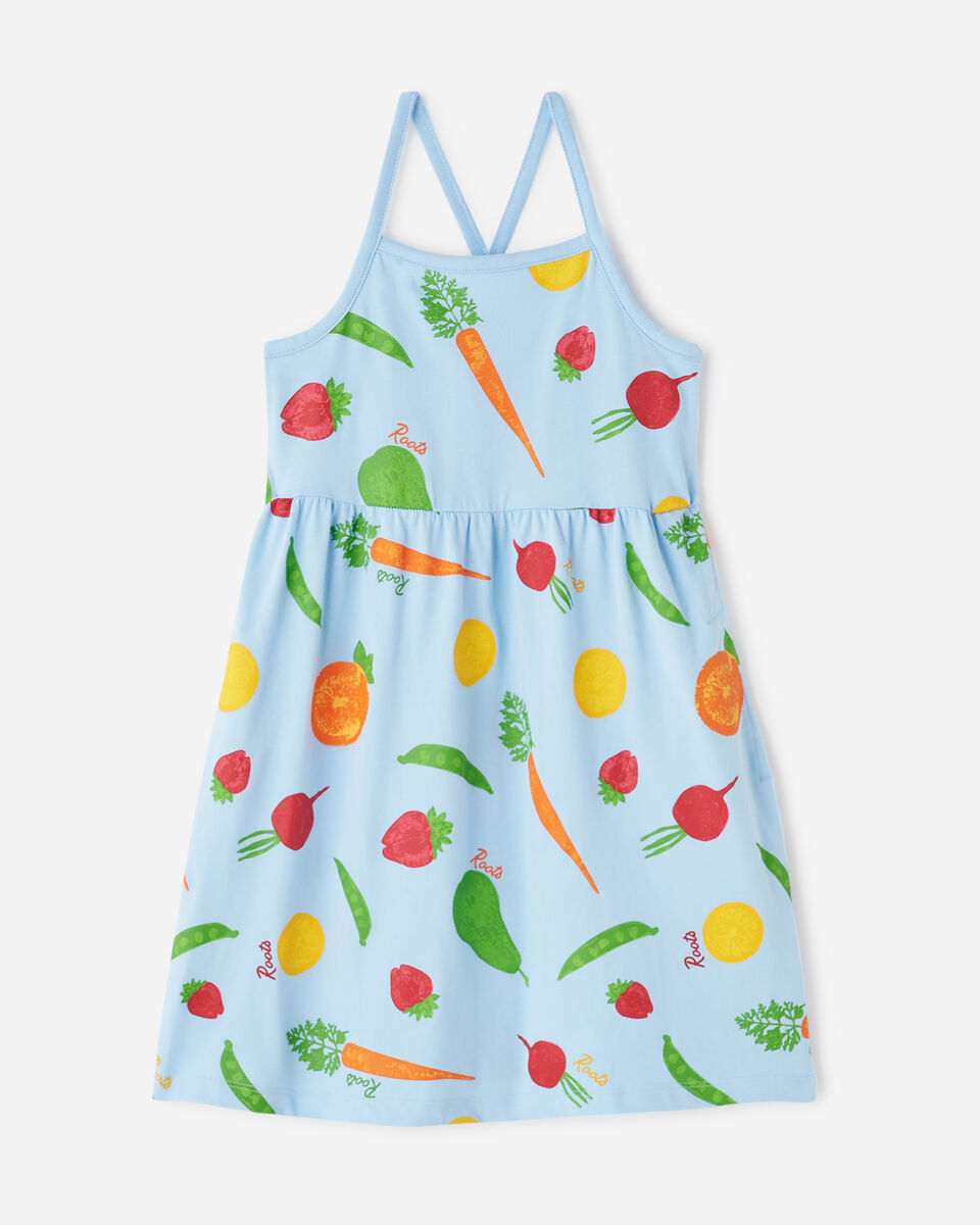 Girls Garden Print Dress