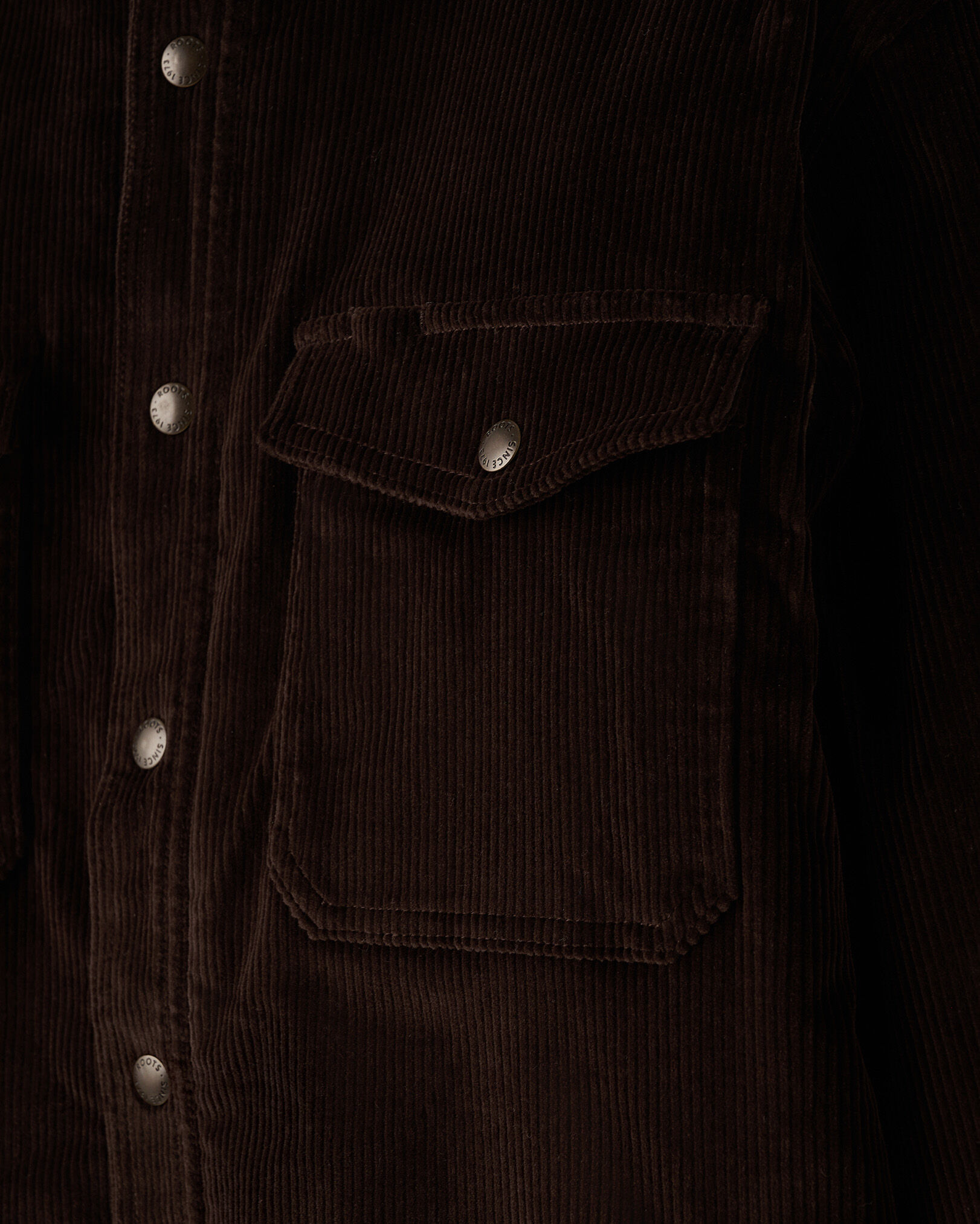 Cord Shearling Fleece Lined Jacket