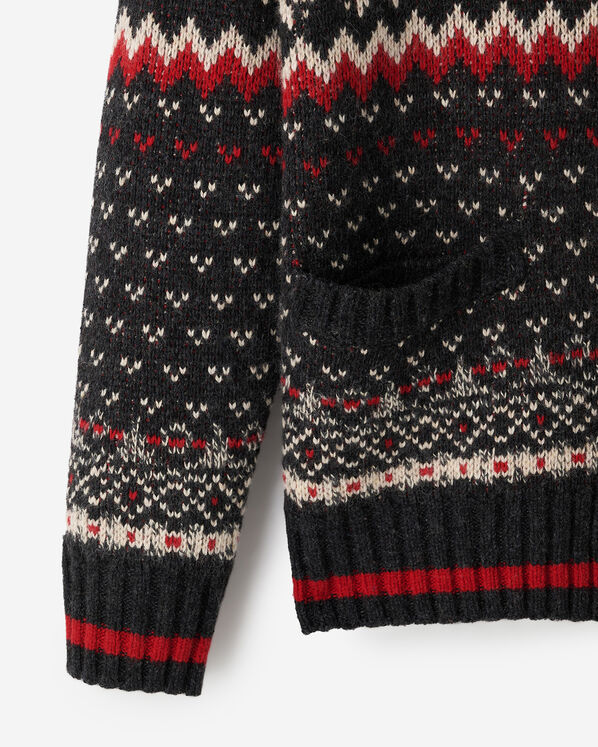 Cabin Shawl Fair Isle Cardigan