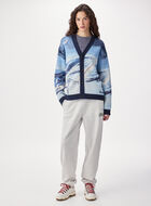 Landscape Intarsia Cardigan