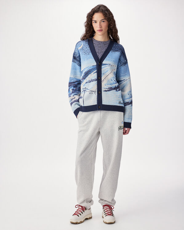 Landscape Intarsia Cardigan