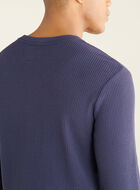 Waffle Long Sleeve Crew Top