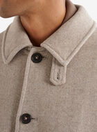 Long Wool Blend Coat